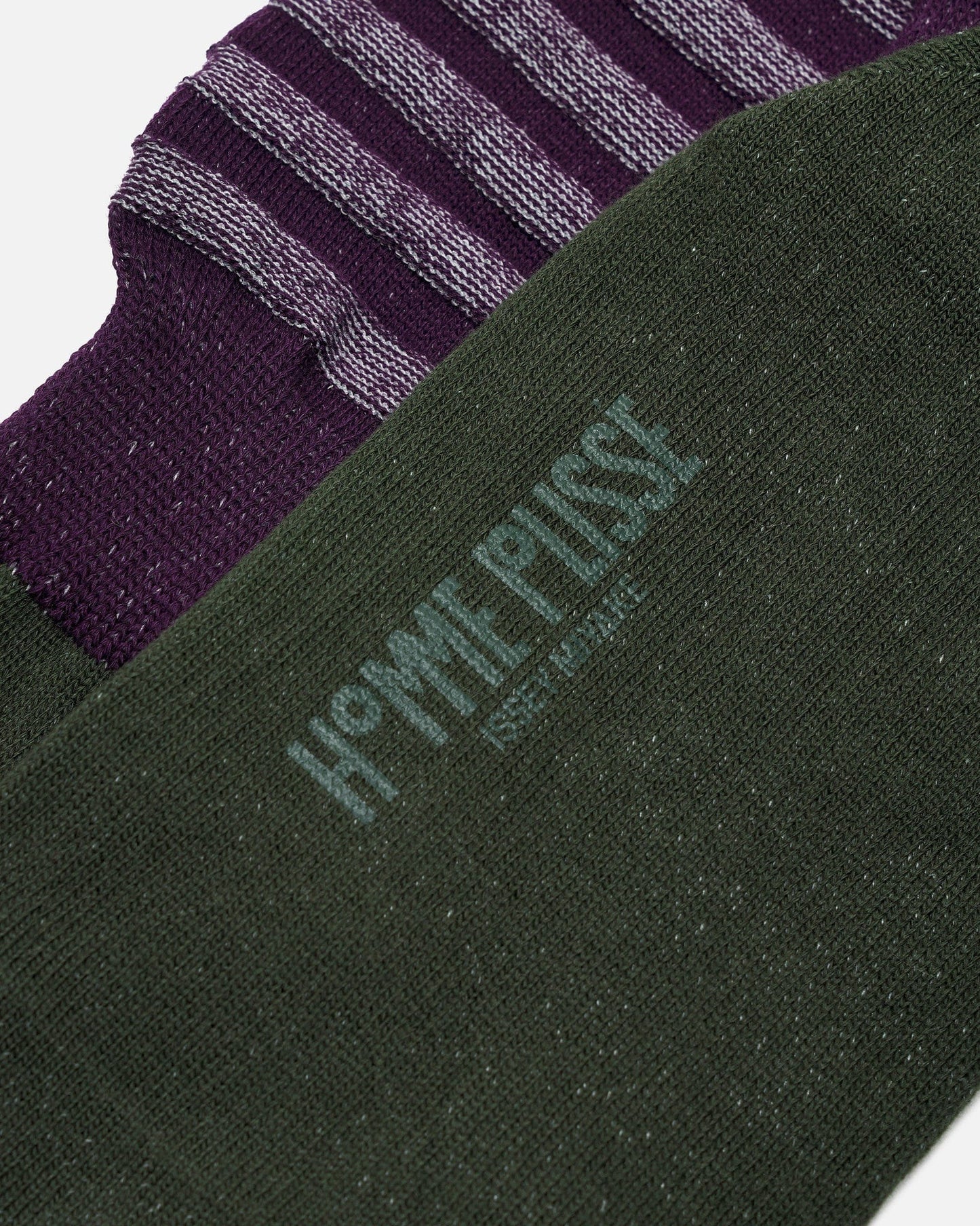 Homme Plissé Issey Miyake Men's Socks O/S Fruitful Socks in Cassis