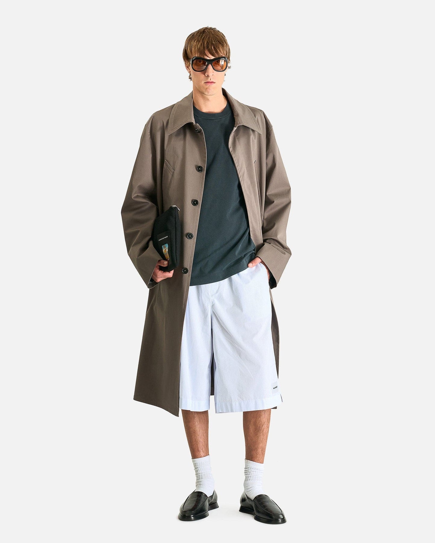 Magniberg Men's Shirts Full Long Sleeve T-Shirt in Washed Black