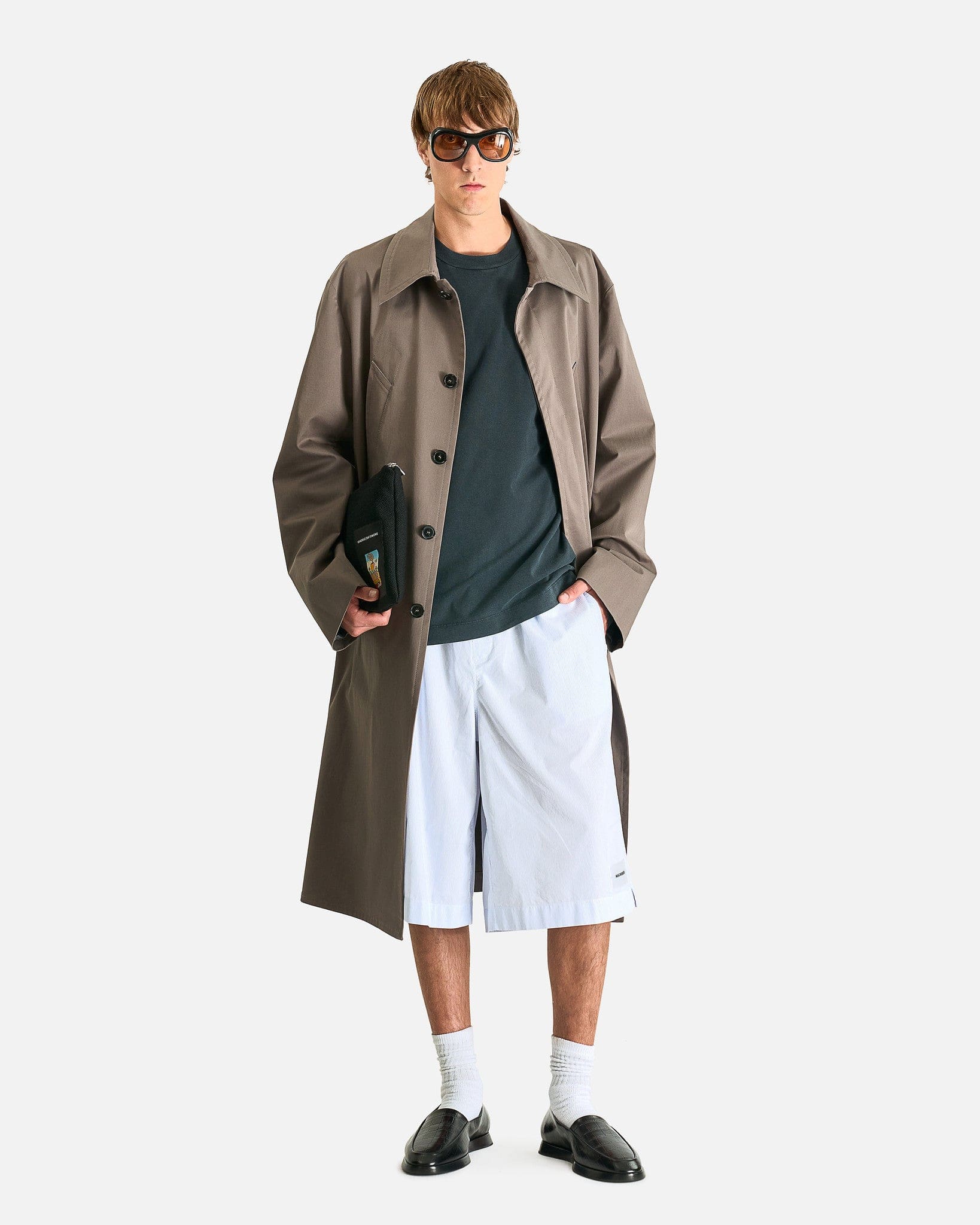 Magniberg Men's Shirts Full Long Sleeve T-Shirt in Washed Black