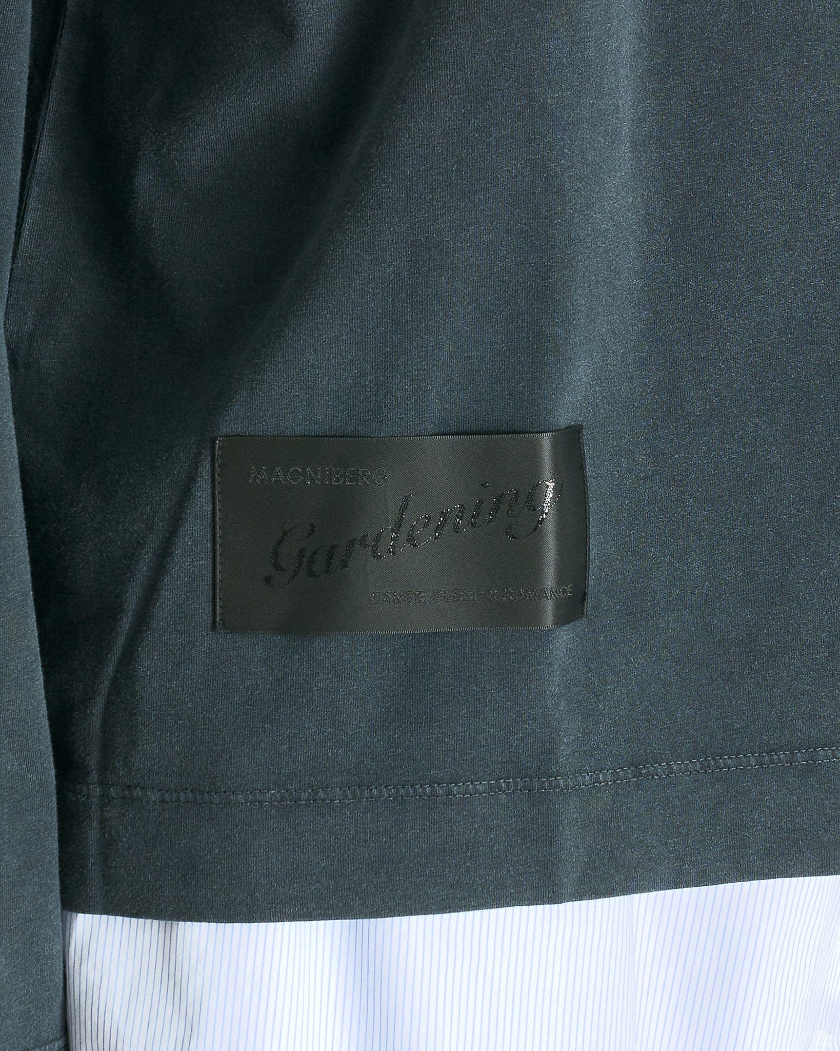 Magniberg Men's Shirts Full Long Sleeve T-Shirt in Washed Black