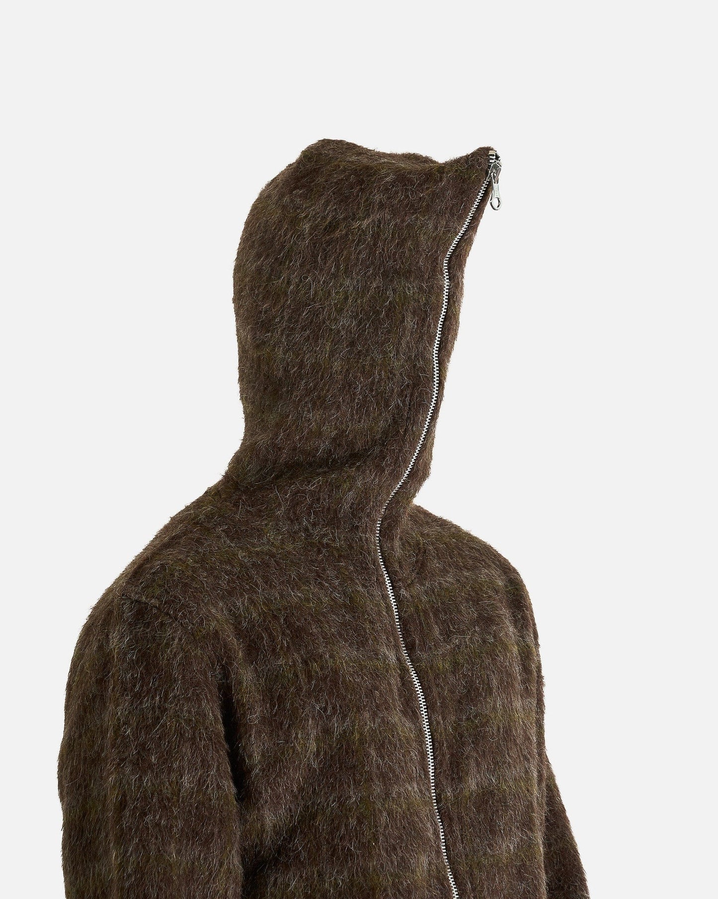 Our Legacy Men's Jackets Full Zip Hood in Dorf Check Hairy Wool