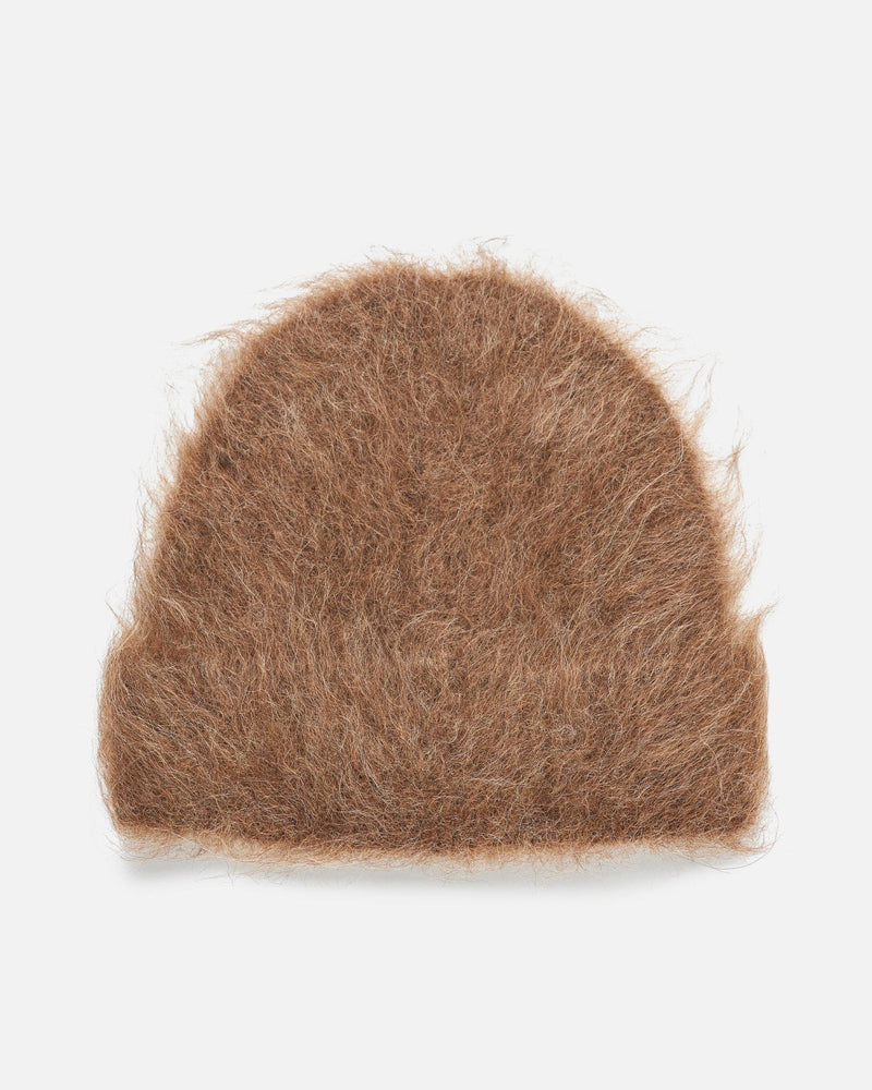 Séfr Men's Hats OS Fuzzy Beanie in Taupe Alpaca