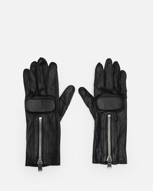 Guidi Men's Gloves O/S G01 Interbreed Leather Gloves in Black