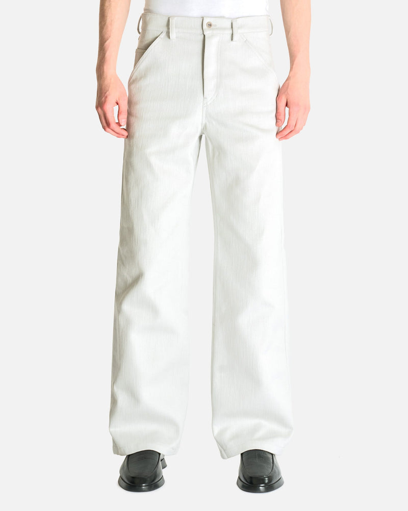Gabardine Trousers in Inox Rustic – SVRN