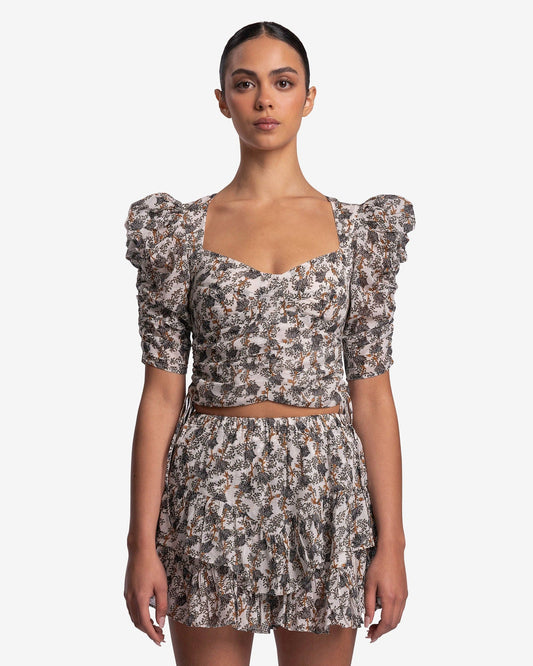 Isabel Marant Etoile Women Tops Galaor Top in Khaki