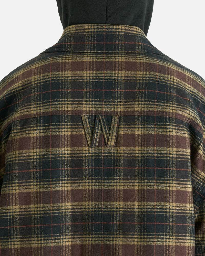 Willy Chavarria Men's Shirts Ganadero Overshirt in Olive