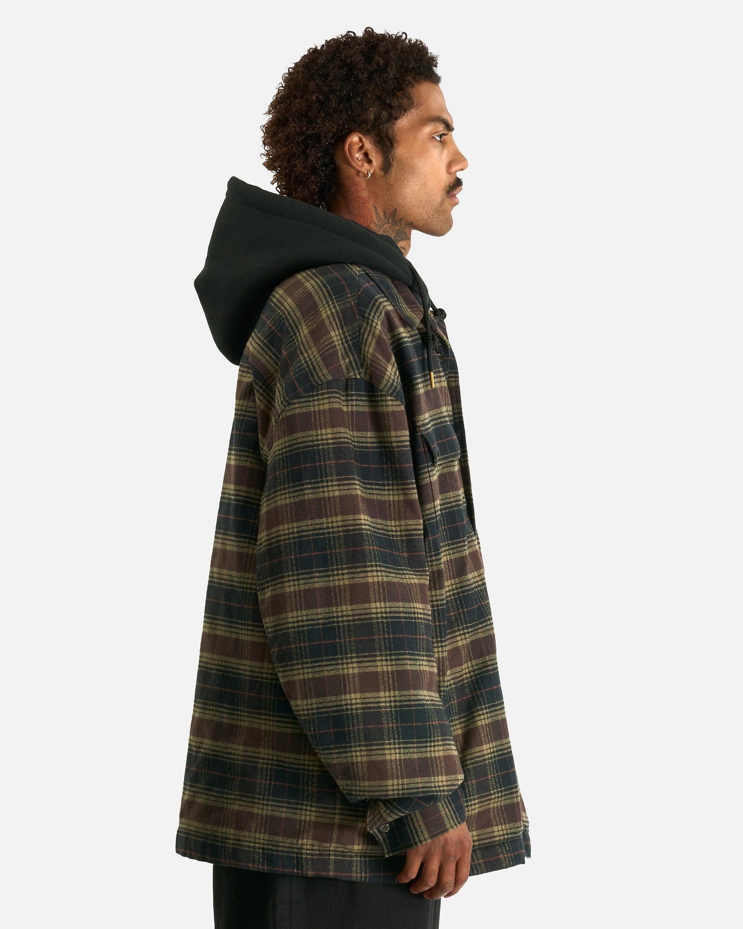 Willy Chavarria Men's Shirts Ganadero Overshirt in Olive