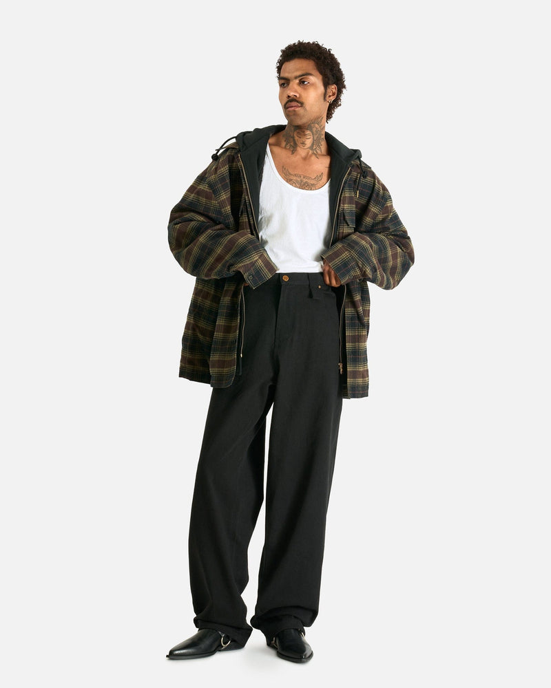 Willy Chavarria Men's Shirts Ganadero Overshirt in Olive