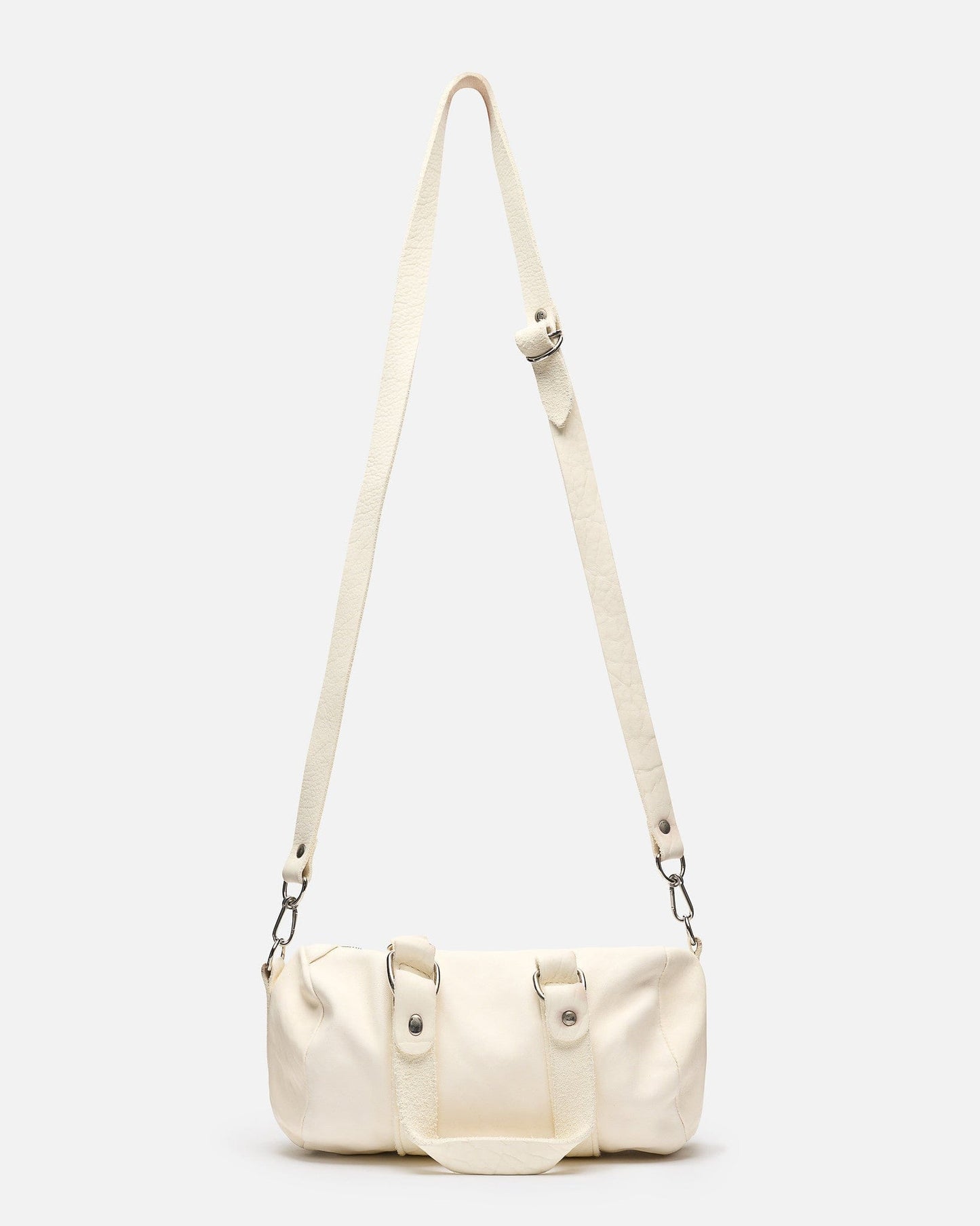 Guidi Men's Bags OS GB7 Horse Leather Crossbody Bag in White