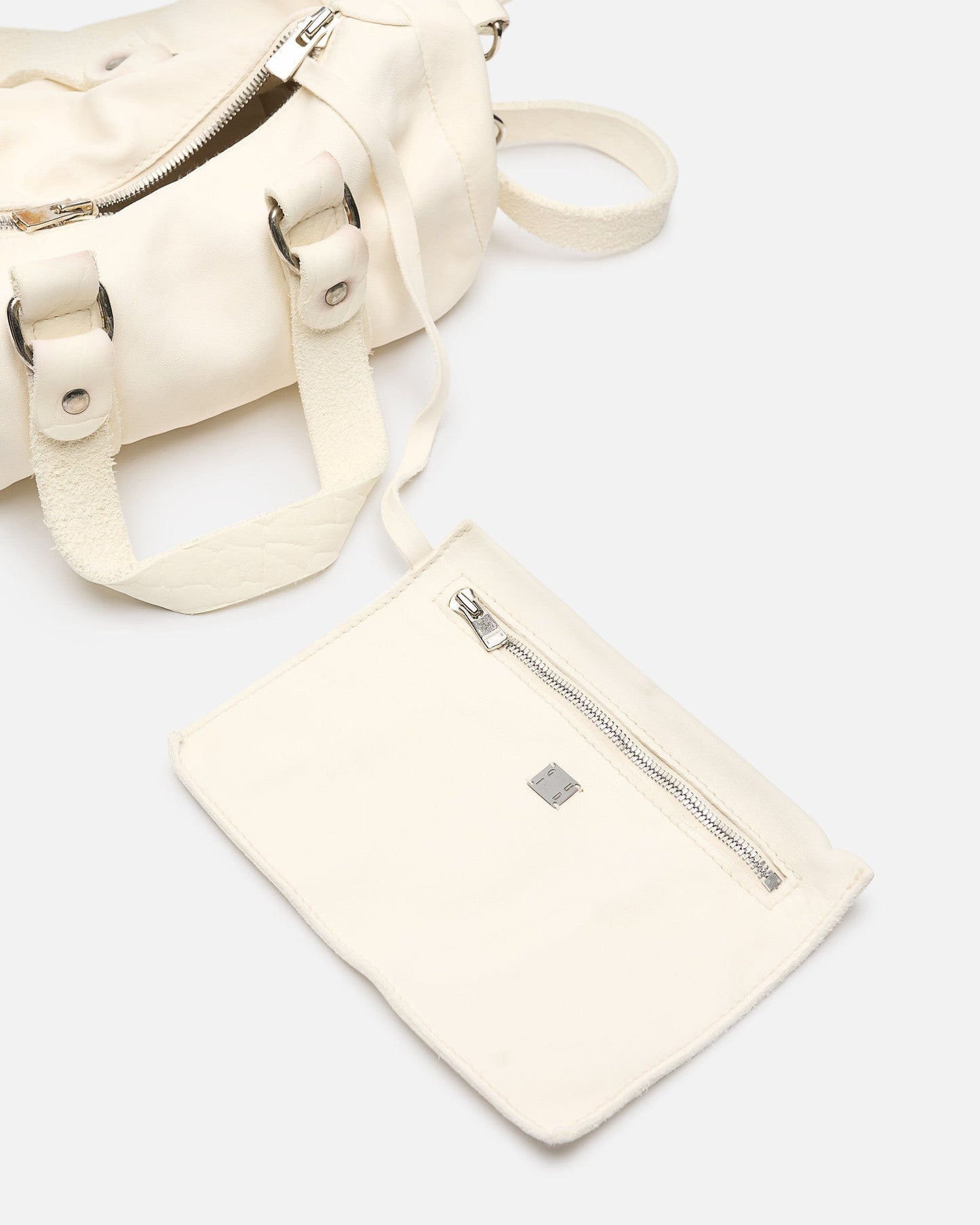 Guidi Men's Bags OS GB7 Horse Leather Crossbody Bag in White