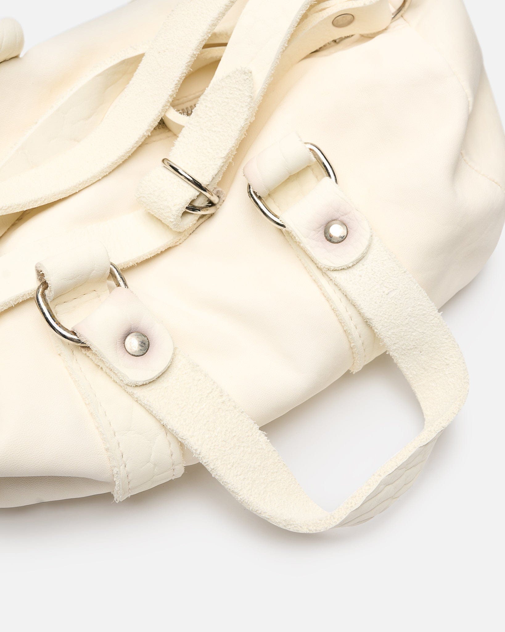 Guidi Men's Bags OS GB7 Horse Leather Crossbody Bag in White