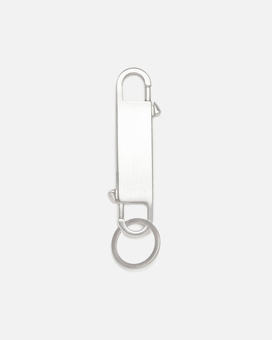 Rick Owens Jewelry OS Gemini Keyring in Silver