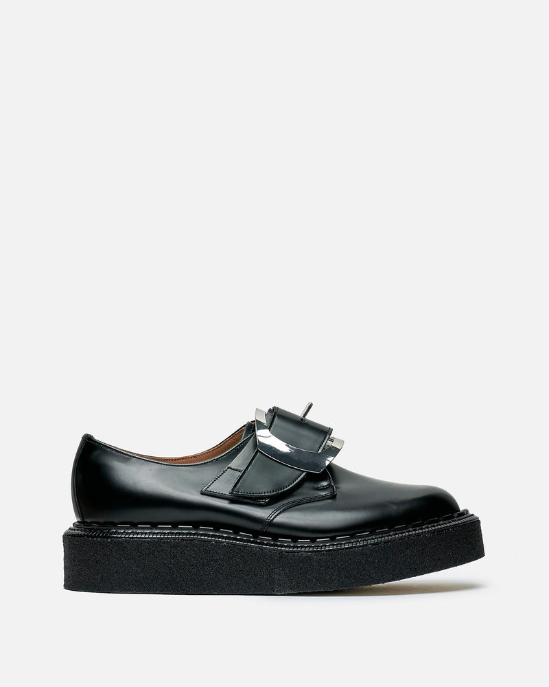George Cox Edition Buckle Monk Shoes in Black - Main Image