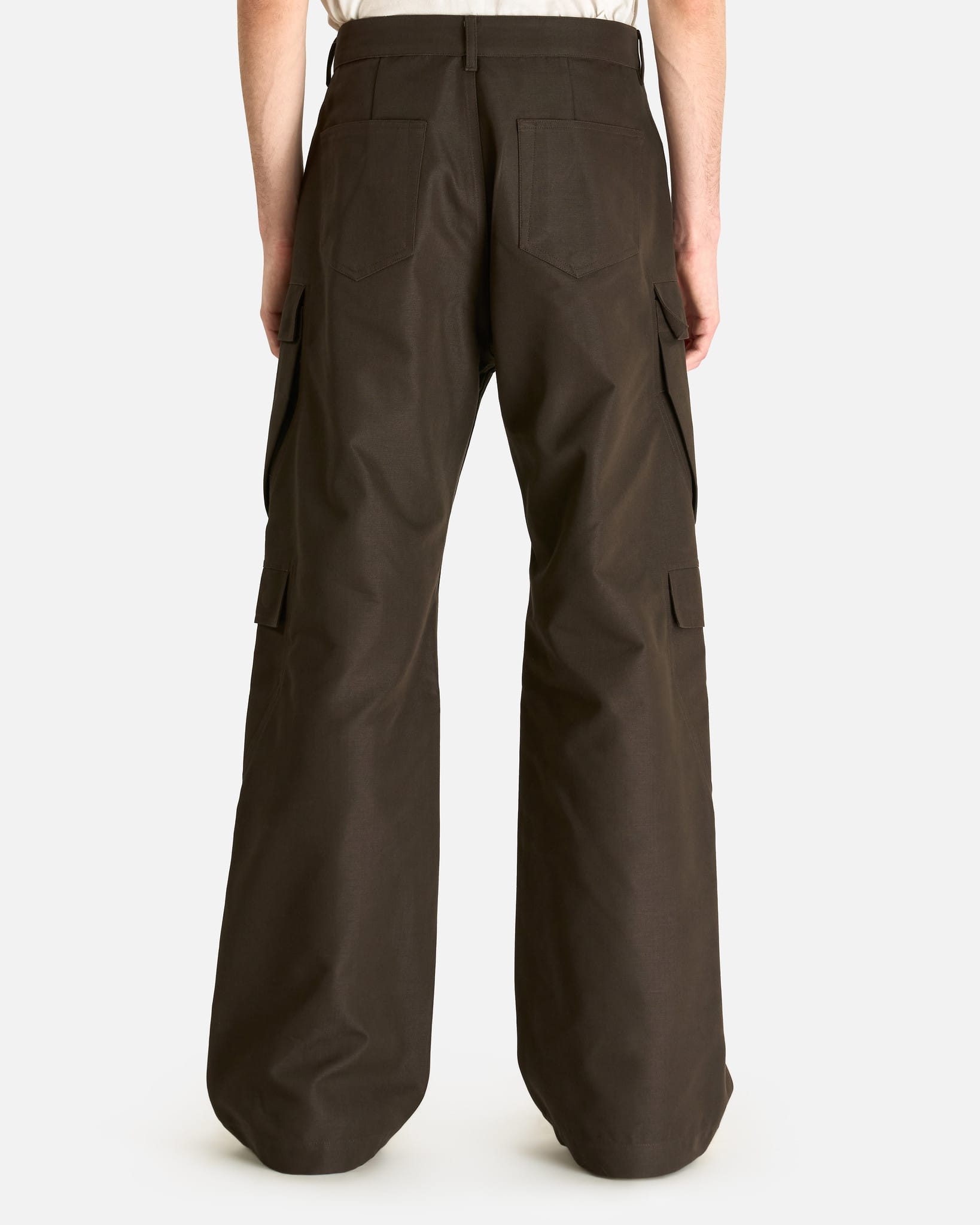 Rick Owens Men's Pants Geth Cargo in Dark Dust
