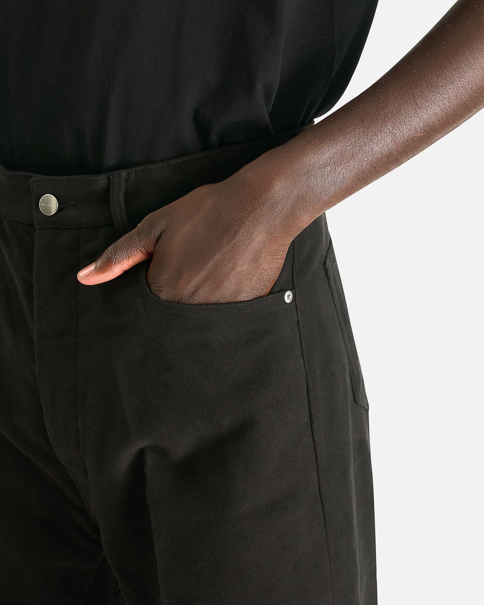 Rick Owens Men's Jeans Geth Jeans in Black