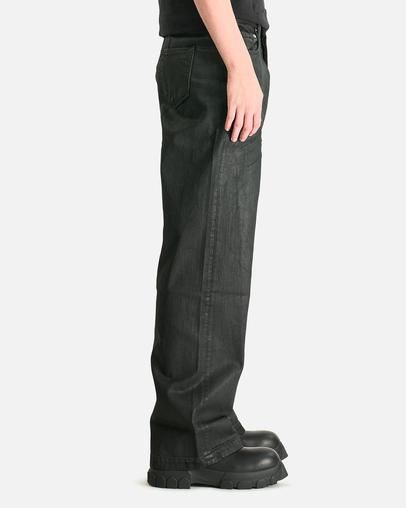 Rick Owens DRKSHDW Men's Jeans Geth Jeans in Black Wax