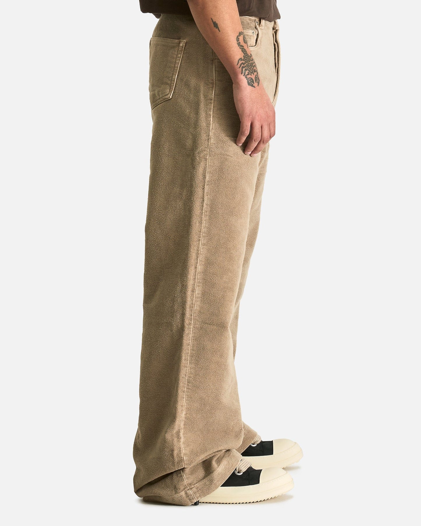 Rick Owens DRKSHDW Men's Jeans Geth Jeans in Dirty Pearl
