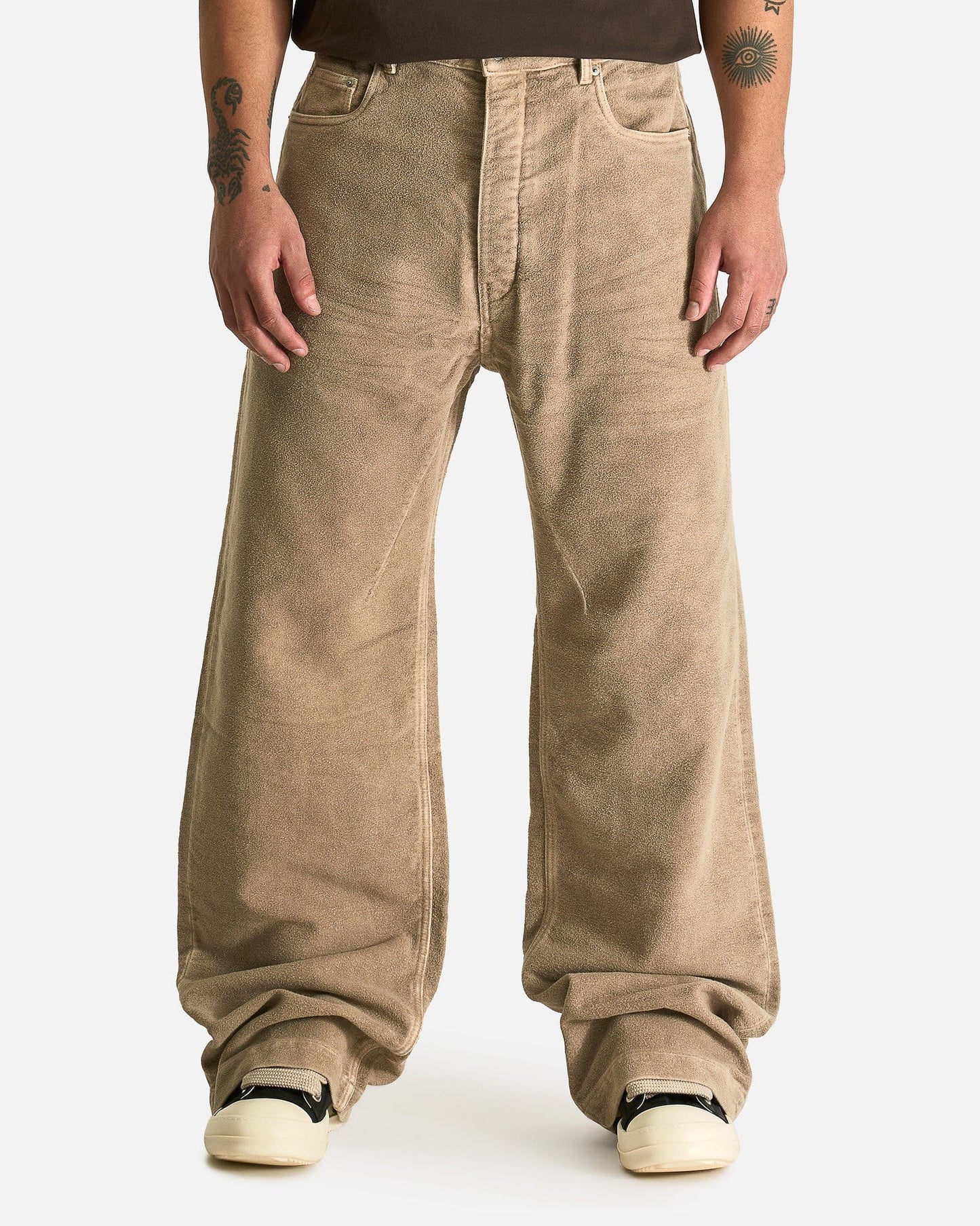 Rick Owens DRKSHDW Men's Jeans Geth Jeans in Dirty Pearl