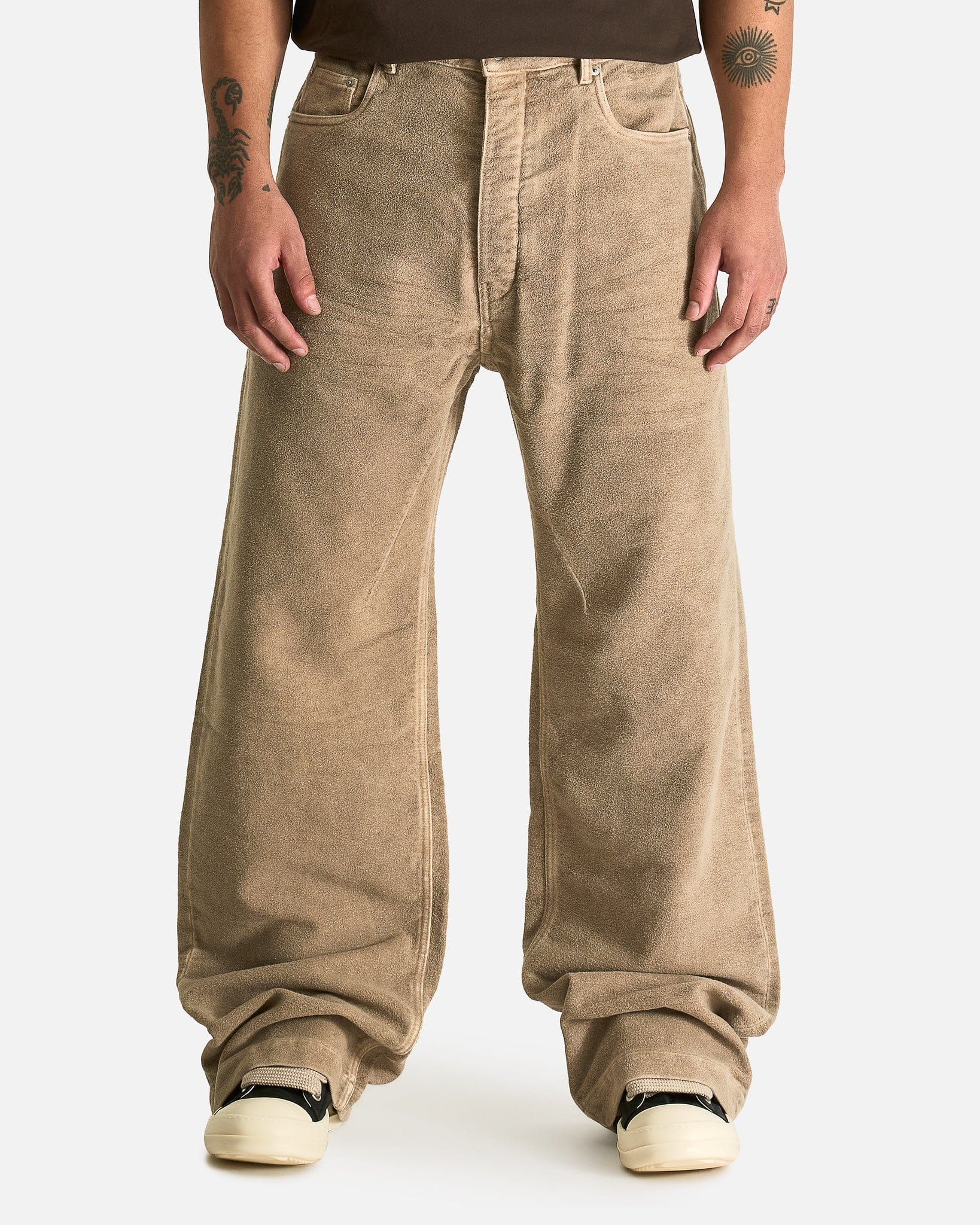 Rick Owens DRKSHDW Men's Jeans Geth Jeans in Dirty Pearl