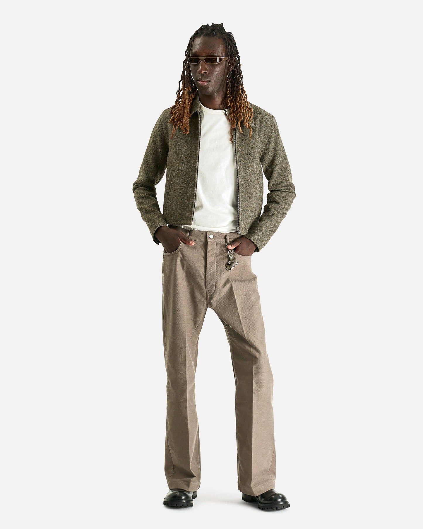 Rick Owens Men's Jeans Geth Jeans in Dust