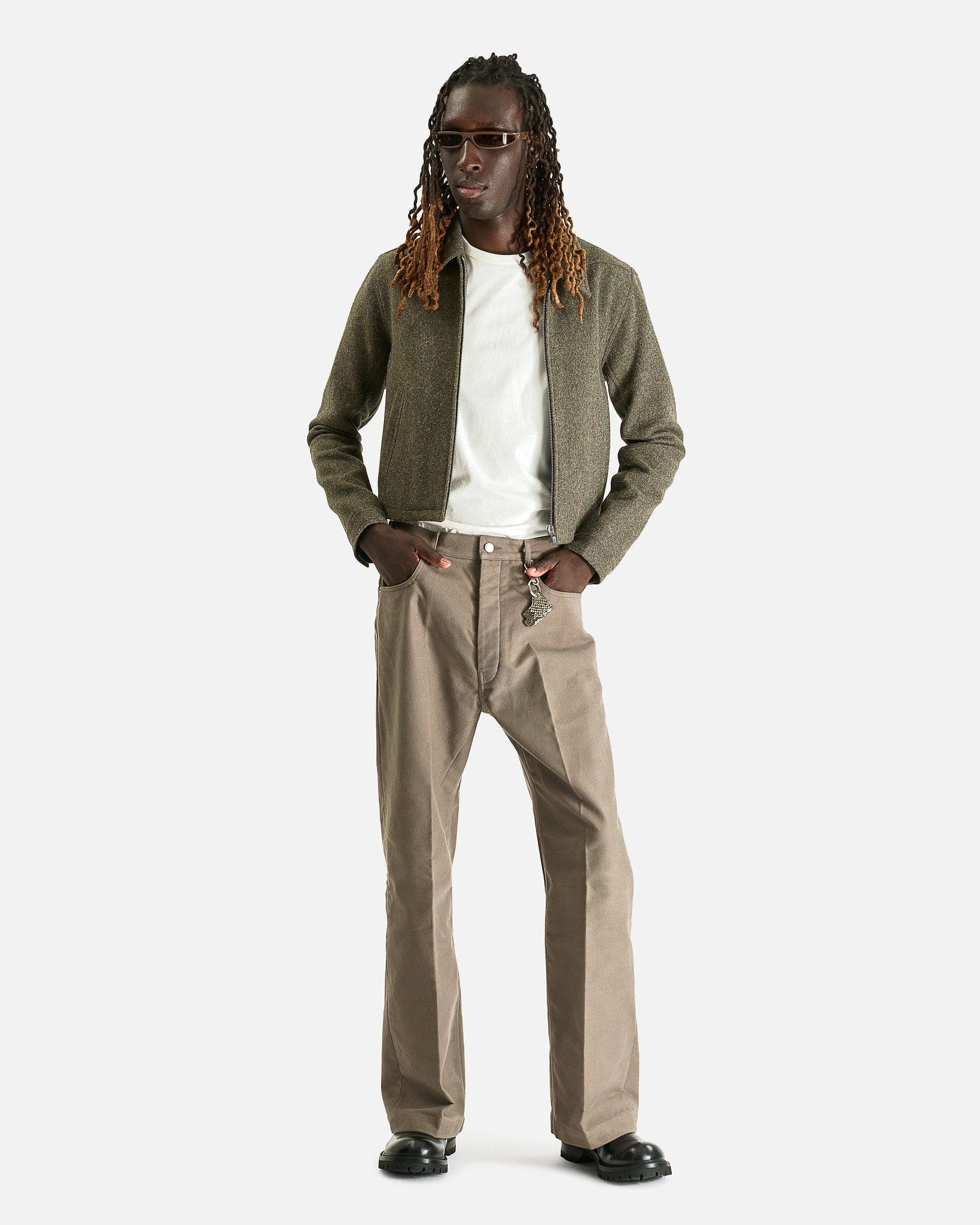 Rick Owens Men's Jeans Geth Jeans in Dust