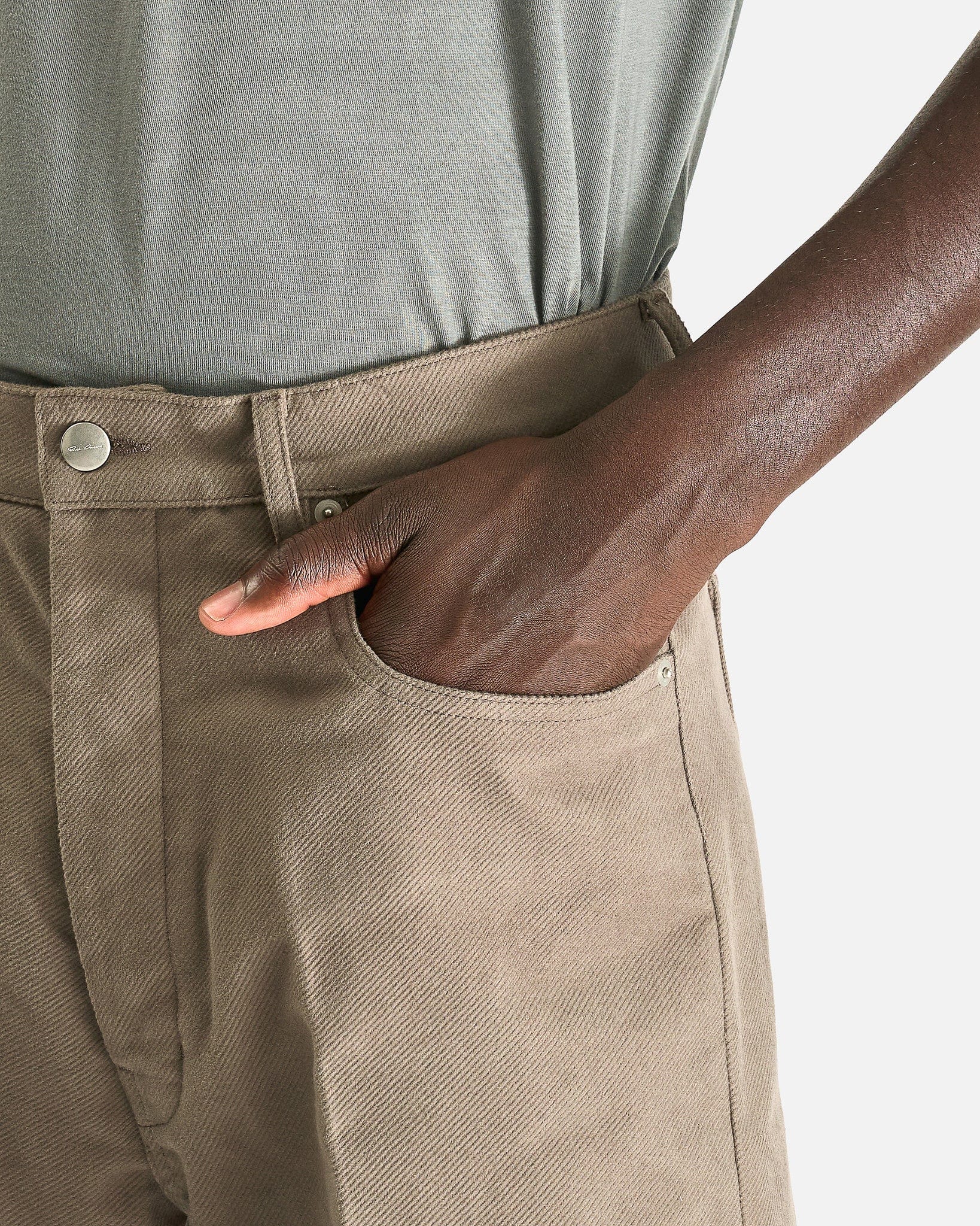 Rick Owens Men's Jeans Geth Jeans in Dust