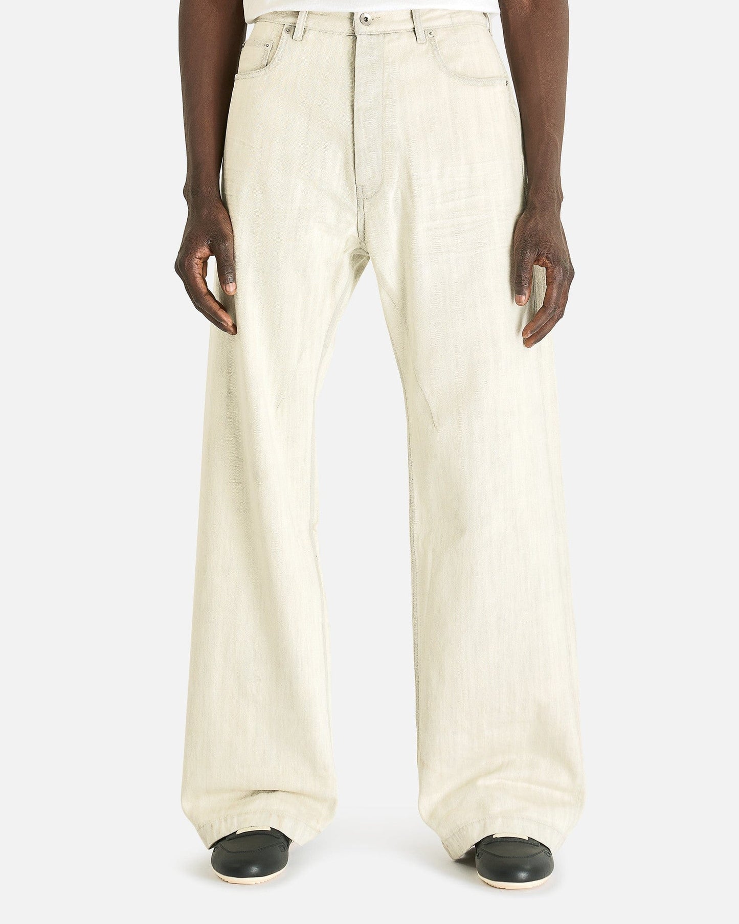 Rick Owens DRKSHDW Men's Jeans Geth Jeans in Milk Wash