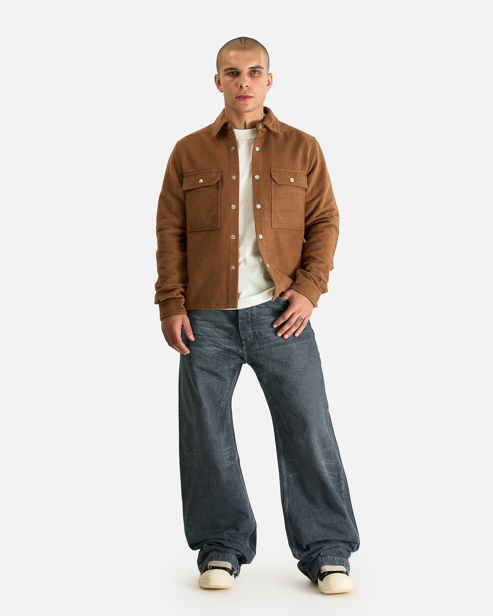 Rick Owens DRKSHDW Men's Jeans Geth Jeans in Washed Grey