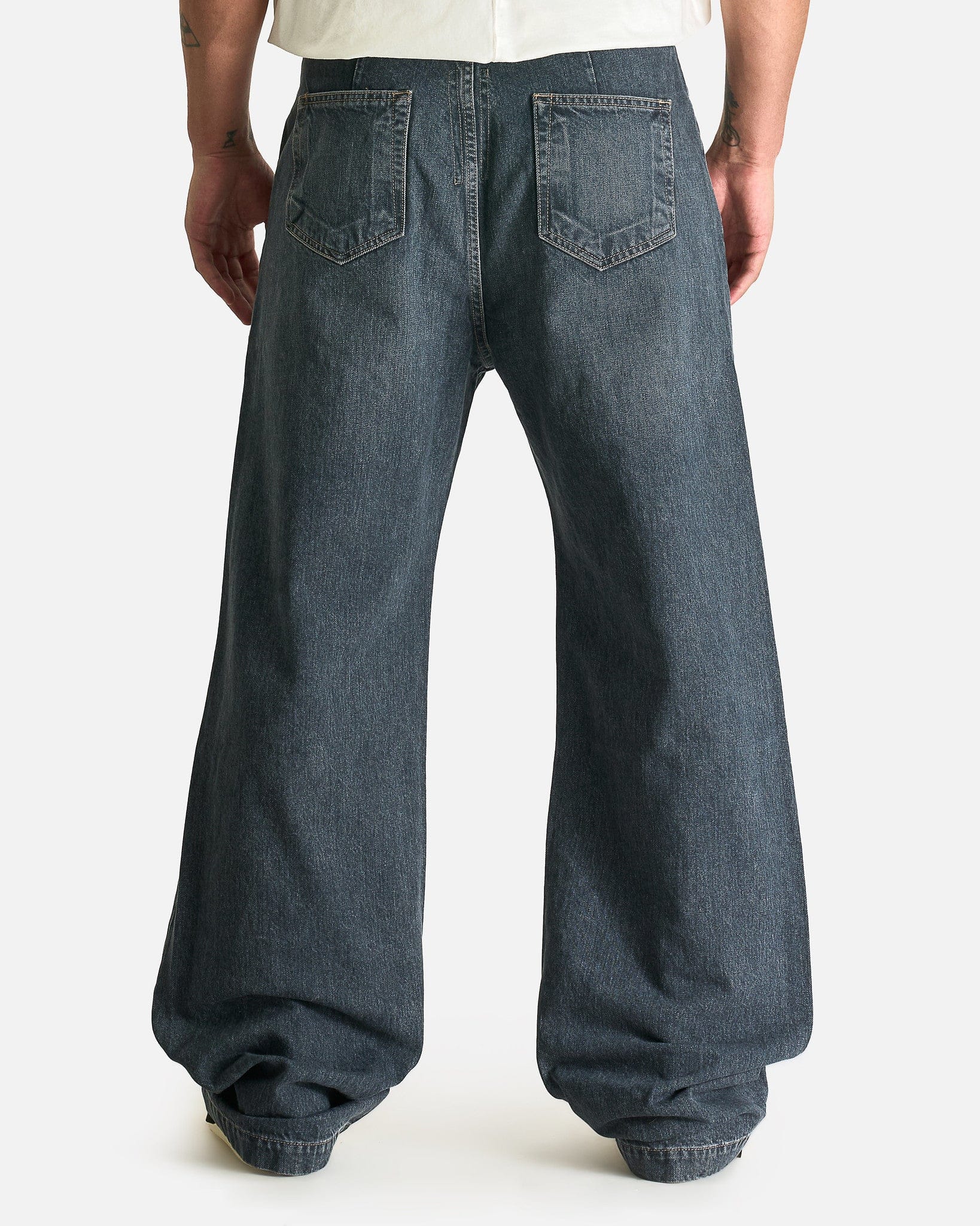 Rick Owens DRKSHDW Men's Jeans Geth Jeans in Washed Grey