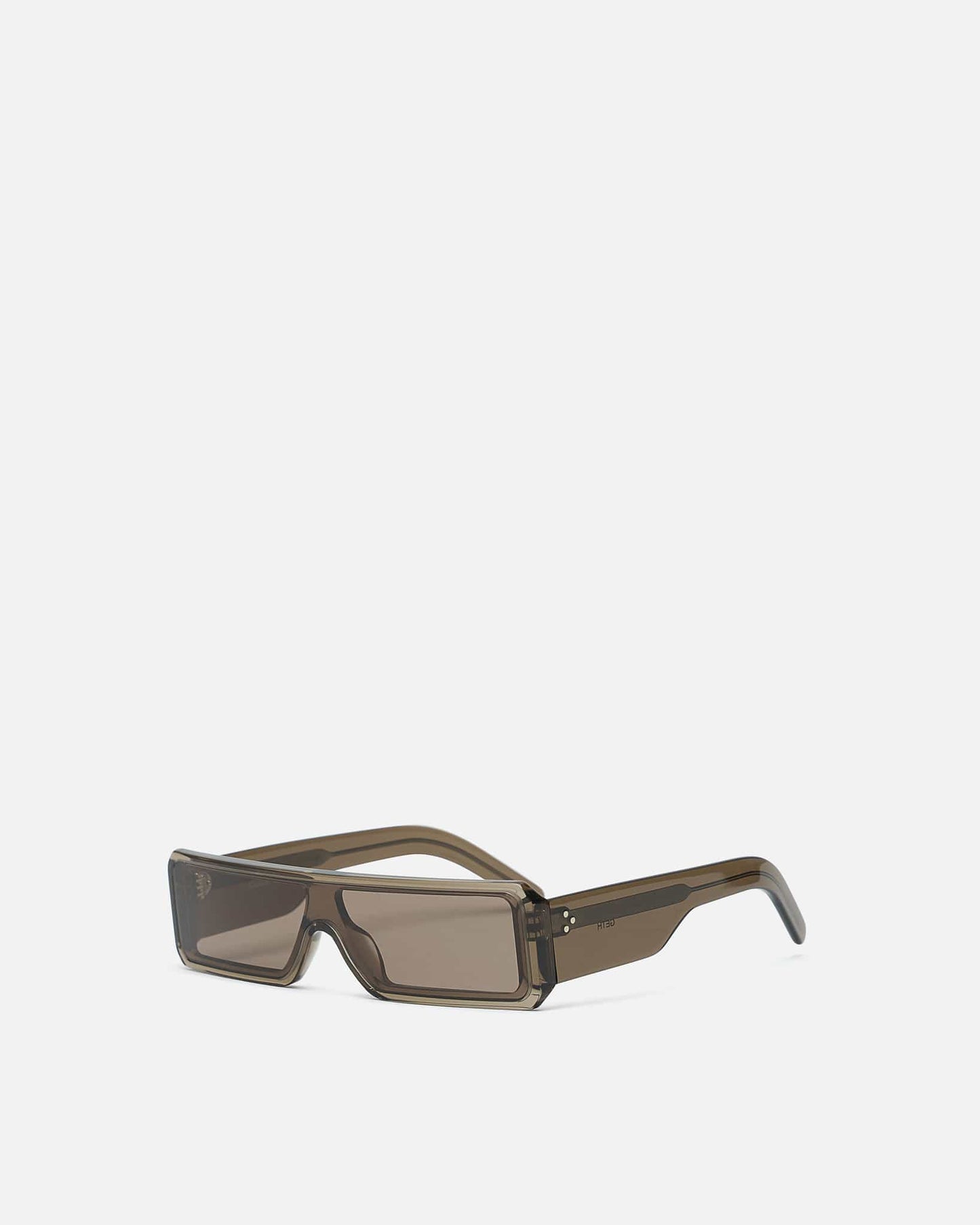 Rick Owens Eyewear OS Gethshade Sunglasses in Tobacco Temple/Brown Lense