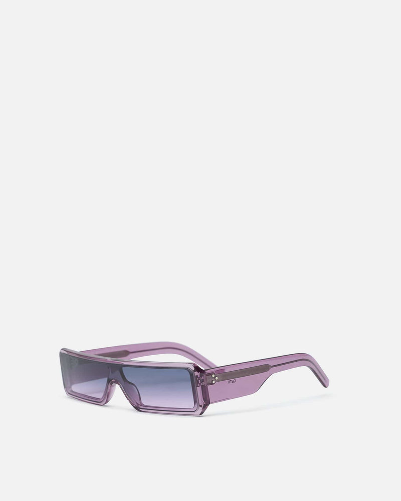 Rick Owens Eyewear OS Gethshade Sunglasses in Violet Temple/Violet Degrade