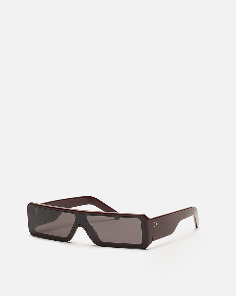 Rick Owens Eyewear OS Gethshades in Mahogany/Black