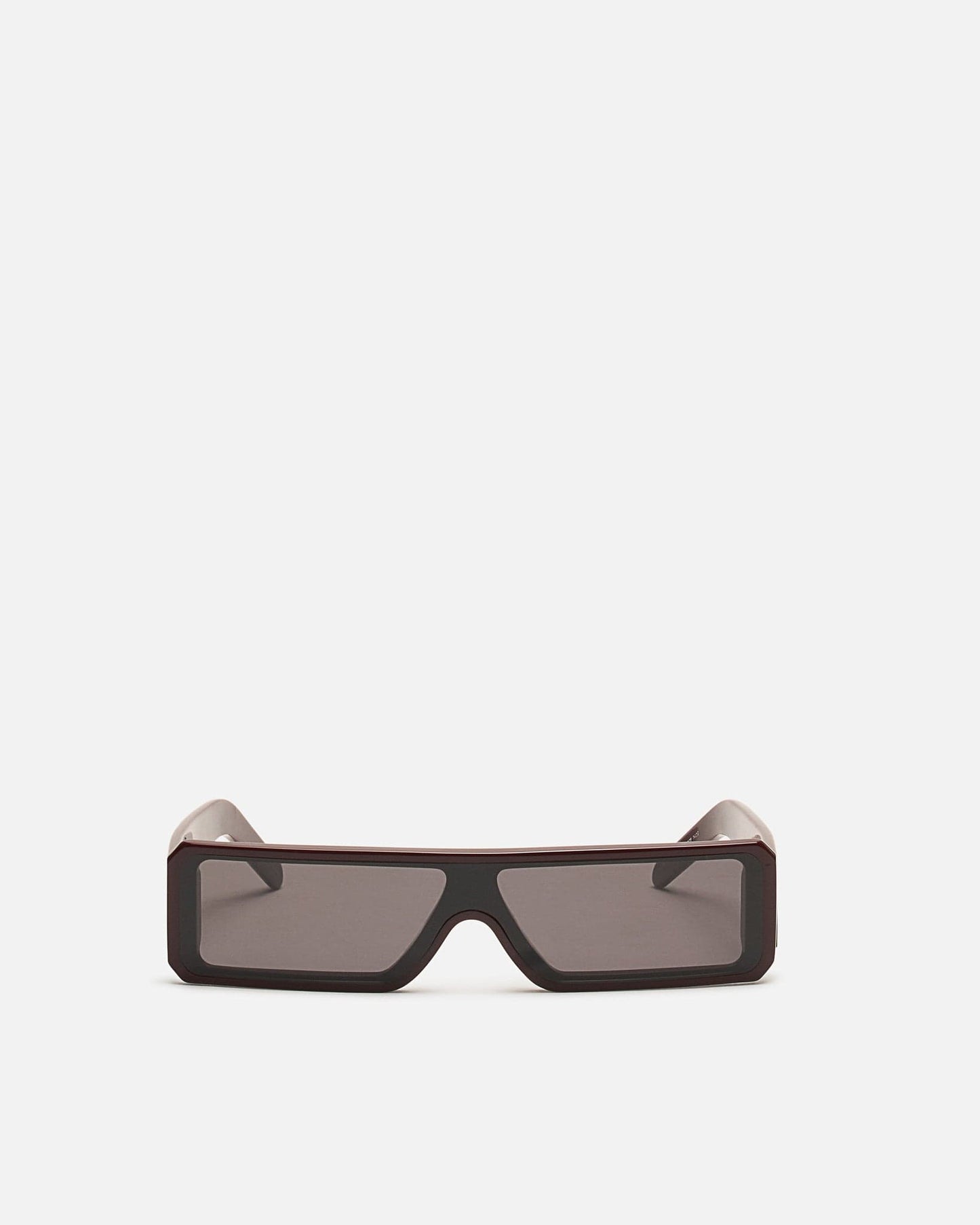 Rick Owens Eyewear OS Gethshades in Mahogany/Black