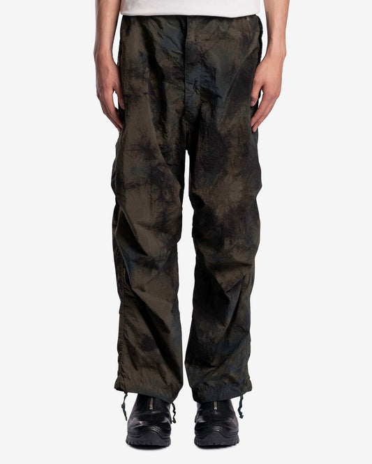 Nemen Men's Pants Ghost Tie Dye Tech Overpant in Jungle Green