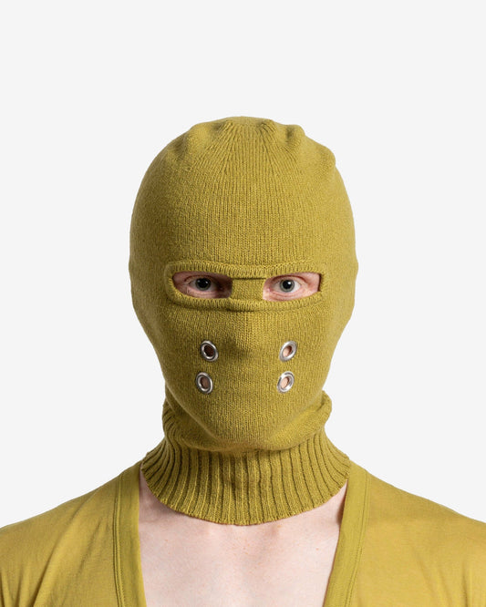 Rick Owens Men's Hats O/S Gimp Balaclava in Acid