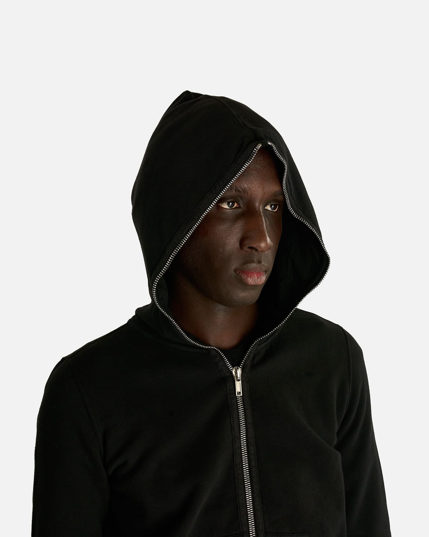 Rick Owens DRKSHDW Men's Sweatshirts Gimp Hoodie in Black
