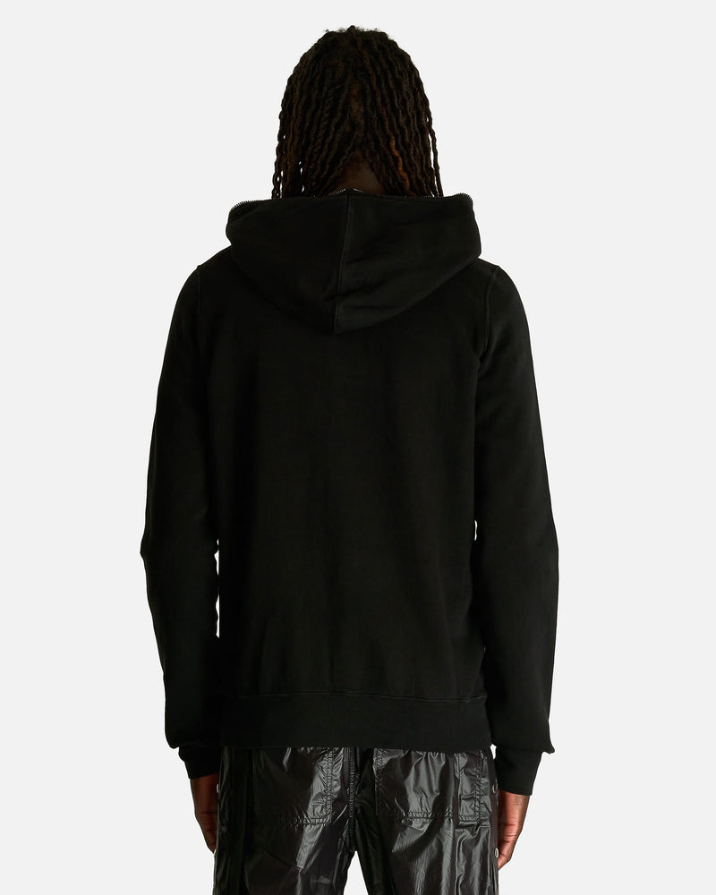 Rick Owens DRKSHDW Men's Sweatshirts Gimp Hoodie in Black