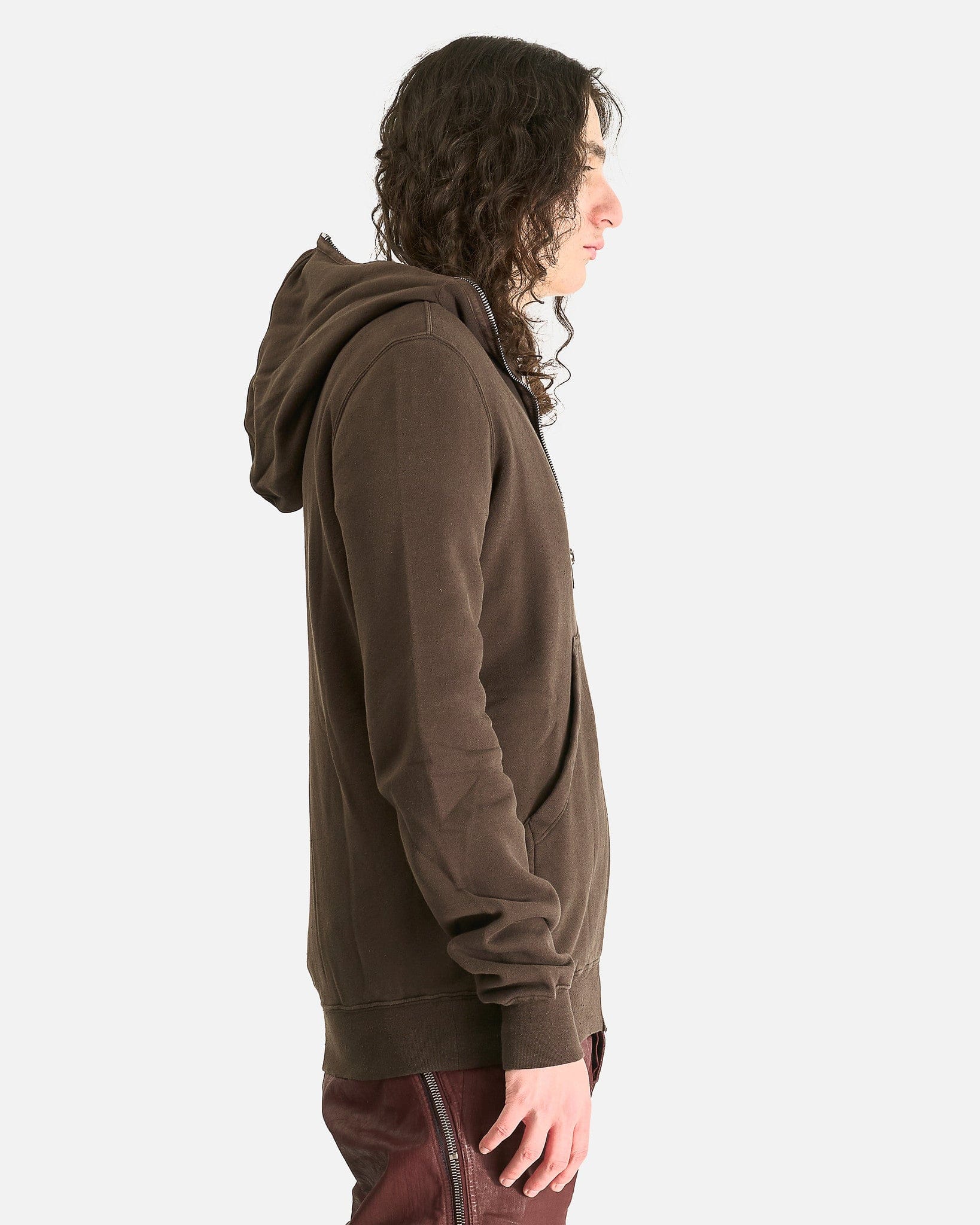 Rick Owens DRKSHDW Men's Sweatshirts Gimp Hoodie in Dark Dust