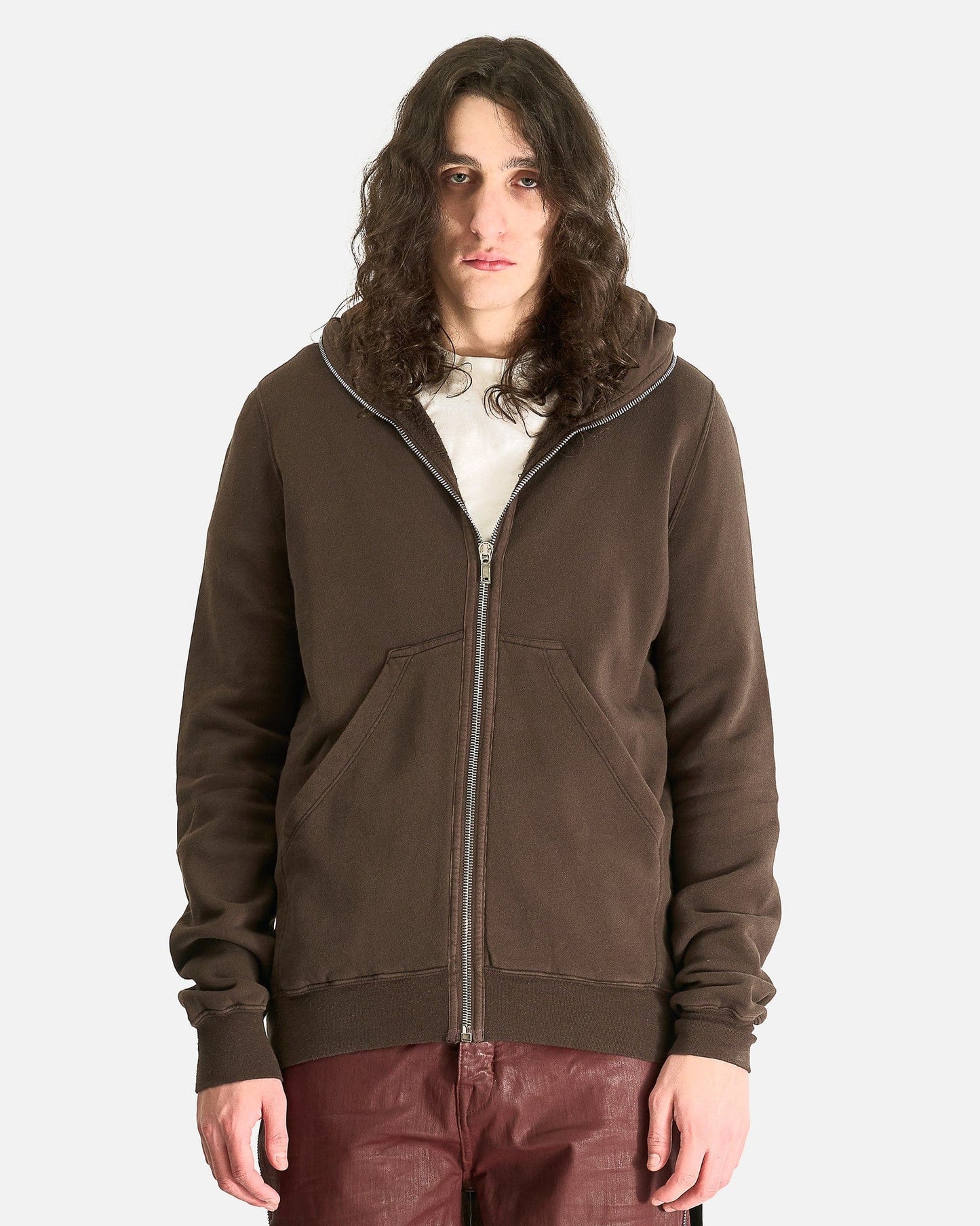 Rick Owens DRKSHDW Men's Sweatshirts Gimp Hoodie in Dark Dust