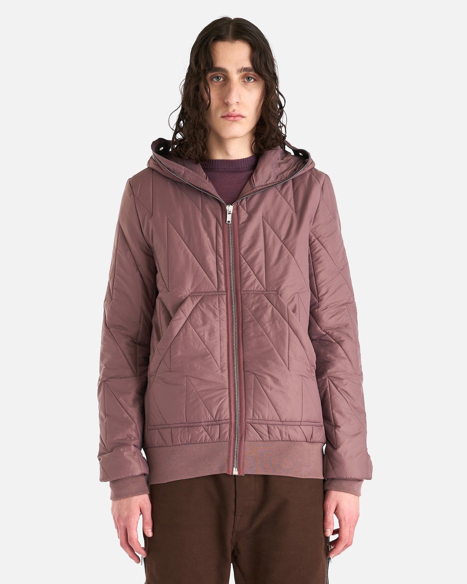 Rick Owens DRKSHDW Men's Jackets Gimp Jacket in Mauve