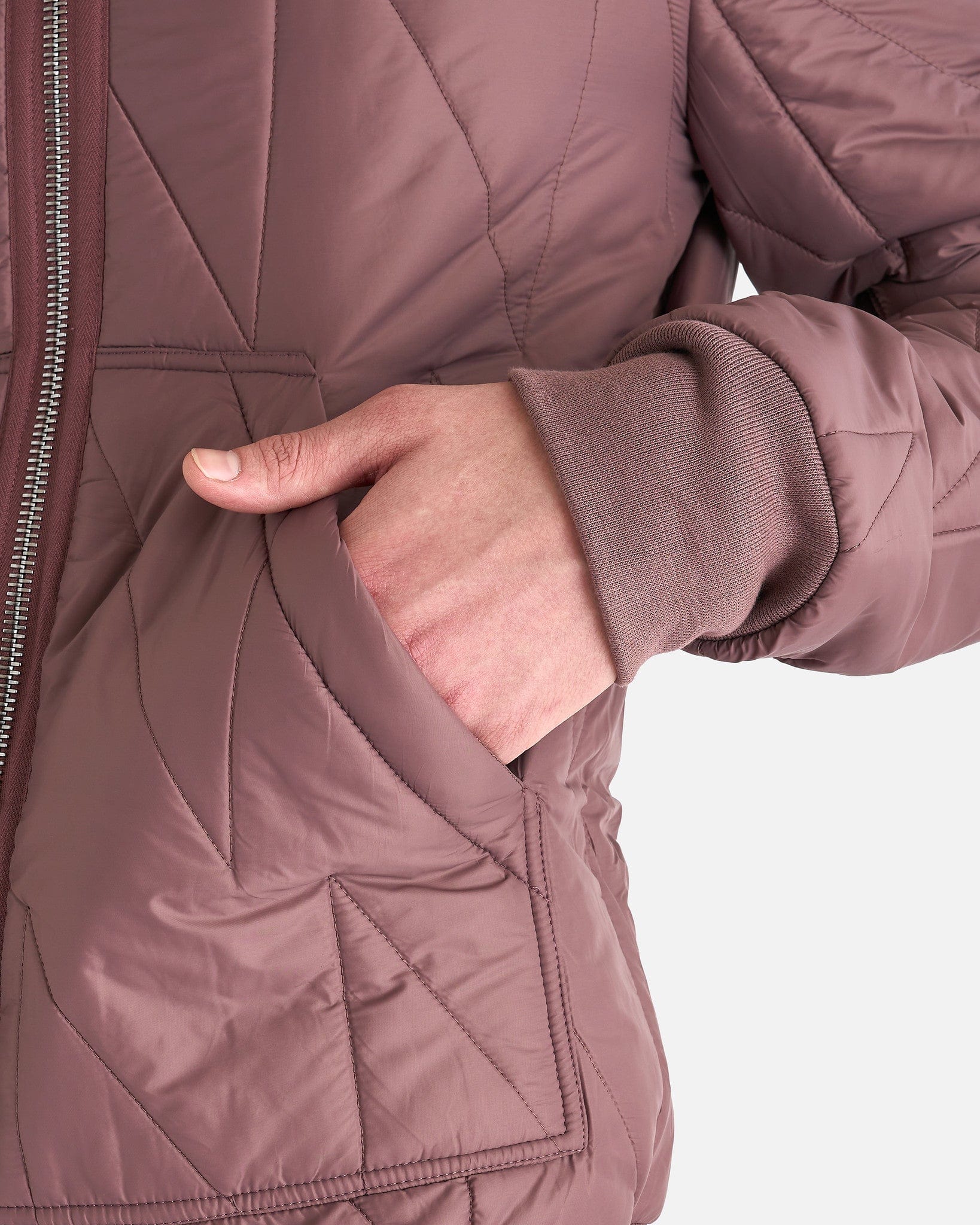 Rick Owens DRKSHDW Men's Jackets Gimp Jacket in Mauve