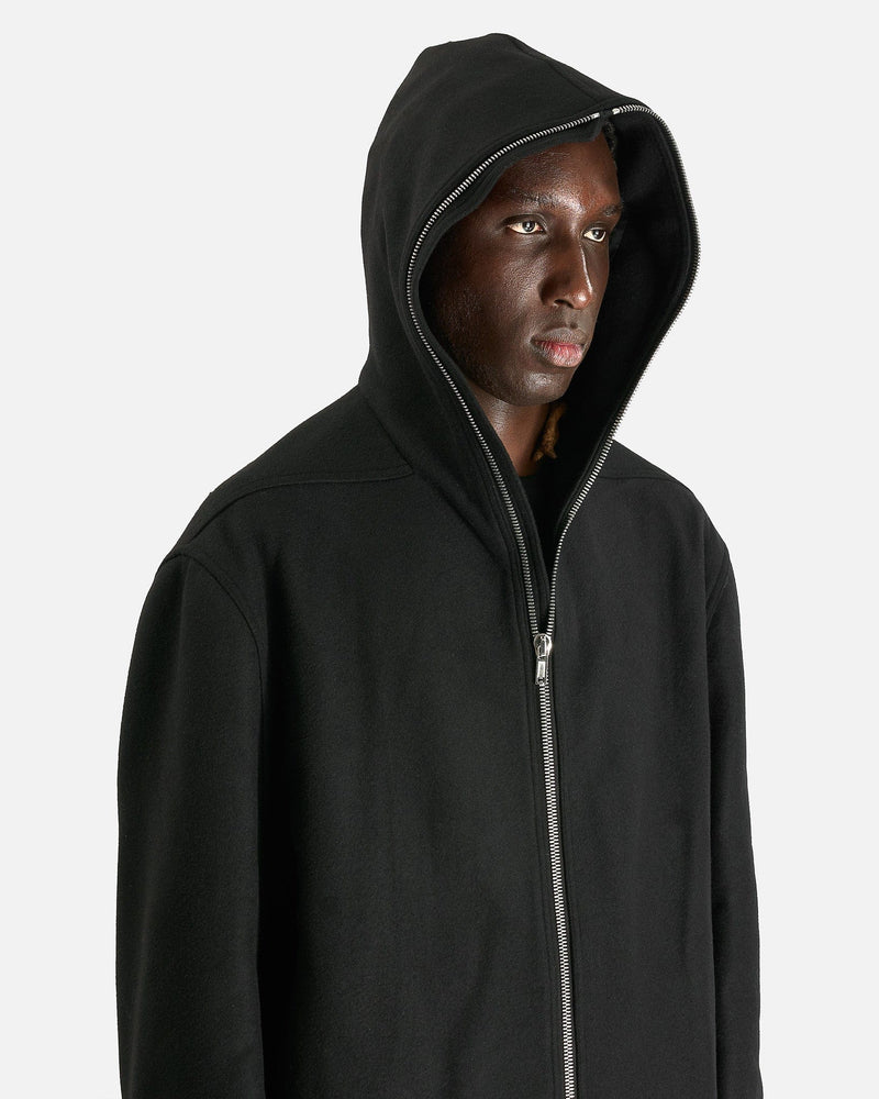 Rick Owens Men's Coat Gimp Mac in Black