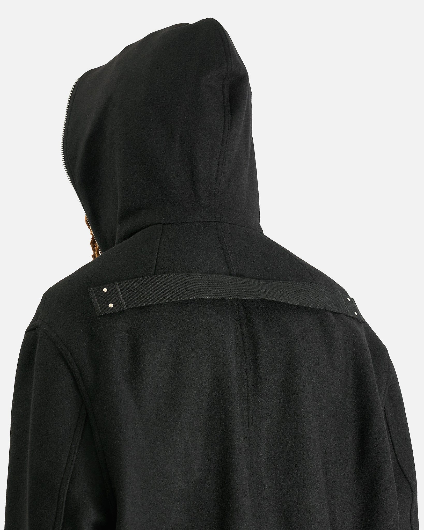 Rick Owens Men's Coat Gimp Mac in Black