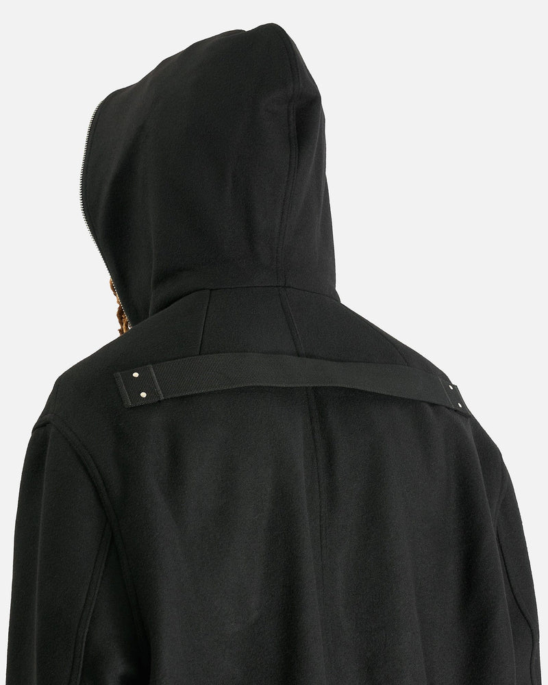 Rick Owens Men's Coat Gimp Mac in Black