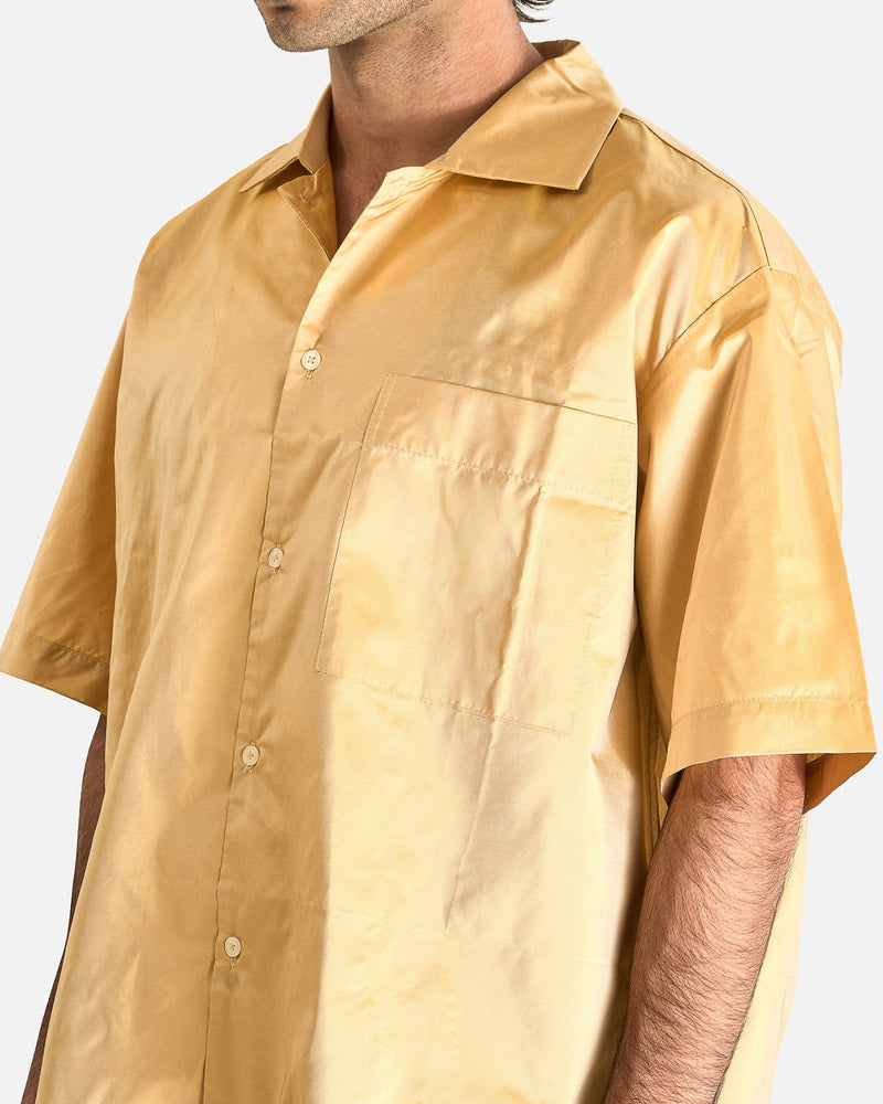 AUBERO Men's Shirts Glen Shirt in Sun