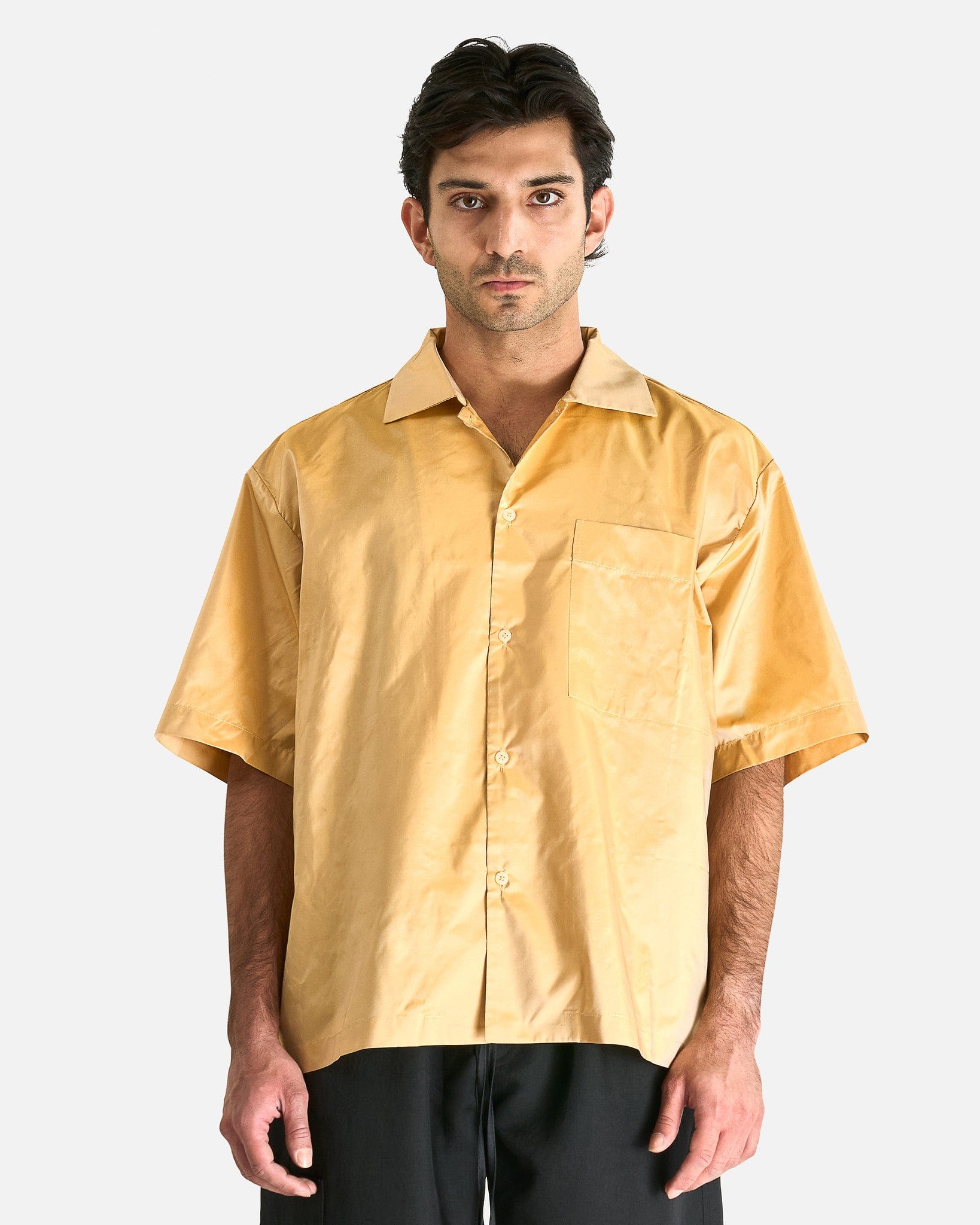 AUBERO Men's Shirts Glen Shirt in Sun
