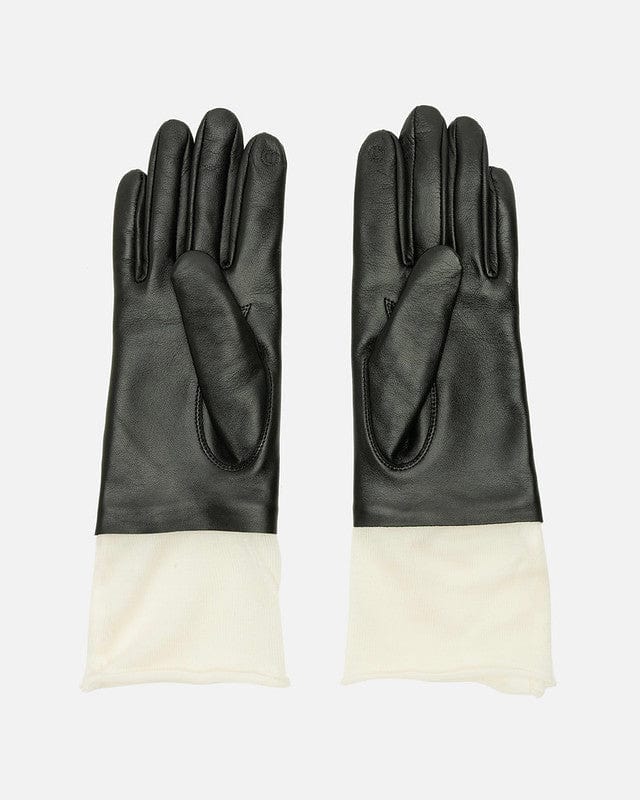 UNDERCOVER Leather Goods O/S Gloves in Black