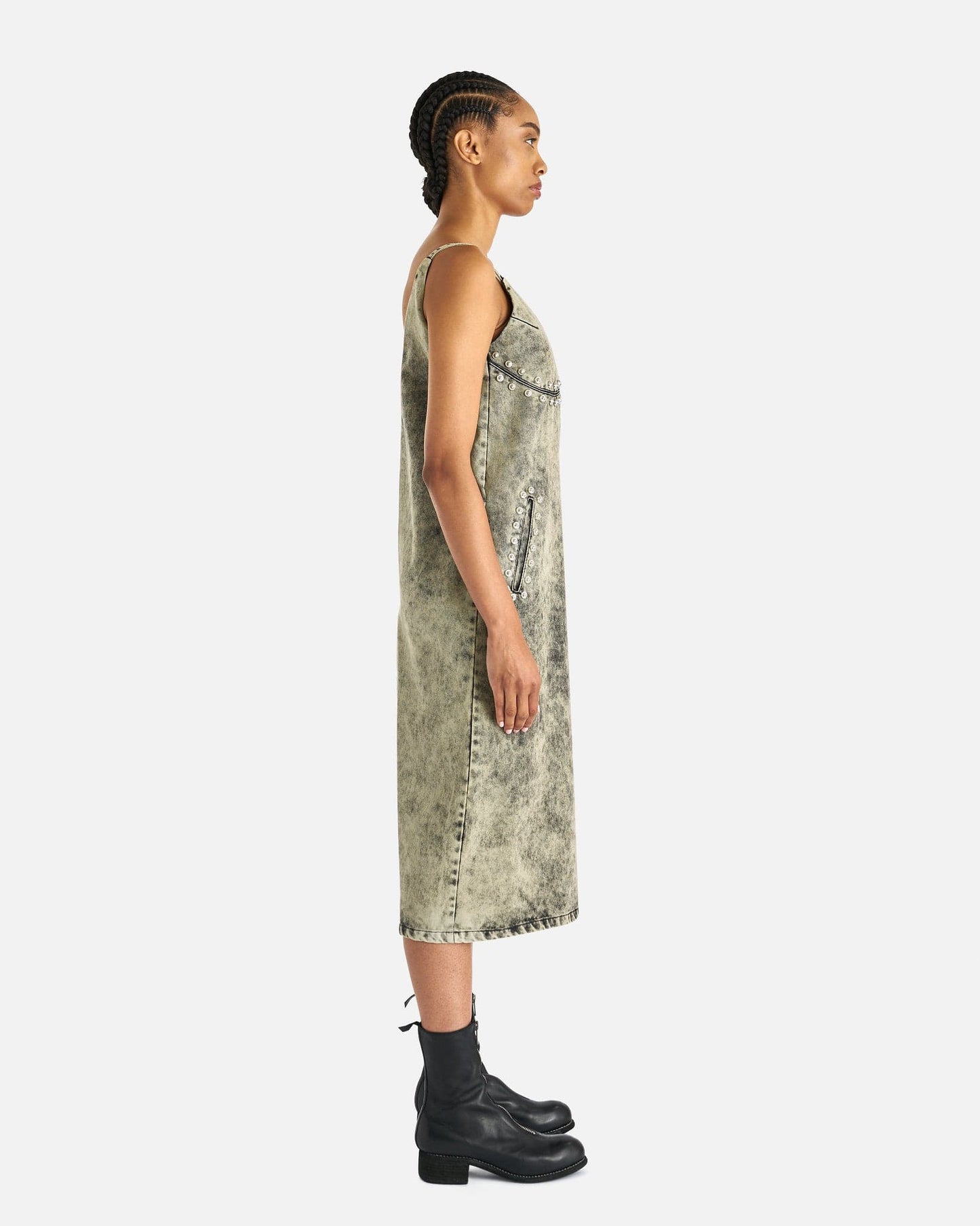 NAMACHEKO Women Dresses Gododdin Slip Dress in Sky Magic Ivory