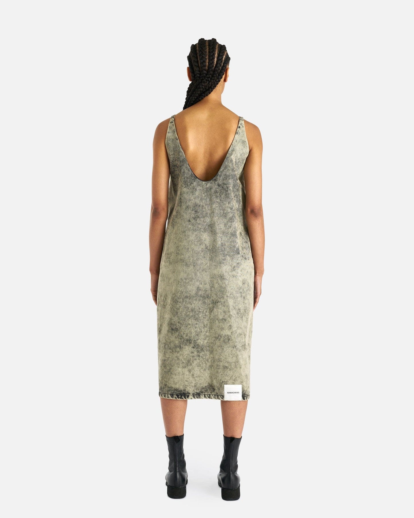 NAMACHEKO Women Dresses Gododdin Slip Dress in Sky Magic Ivory