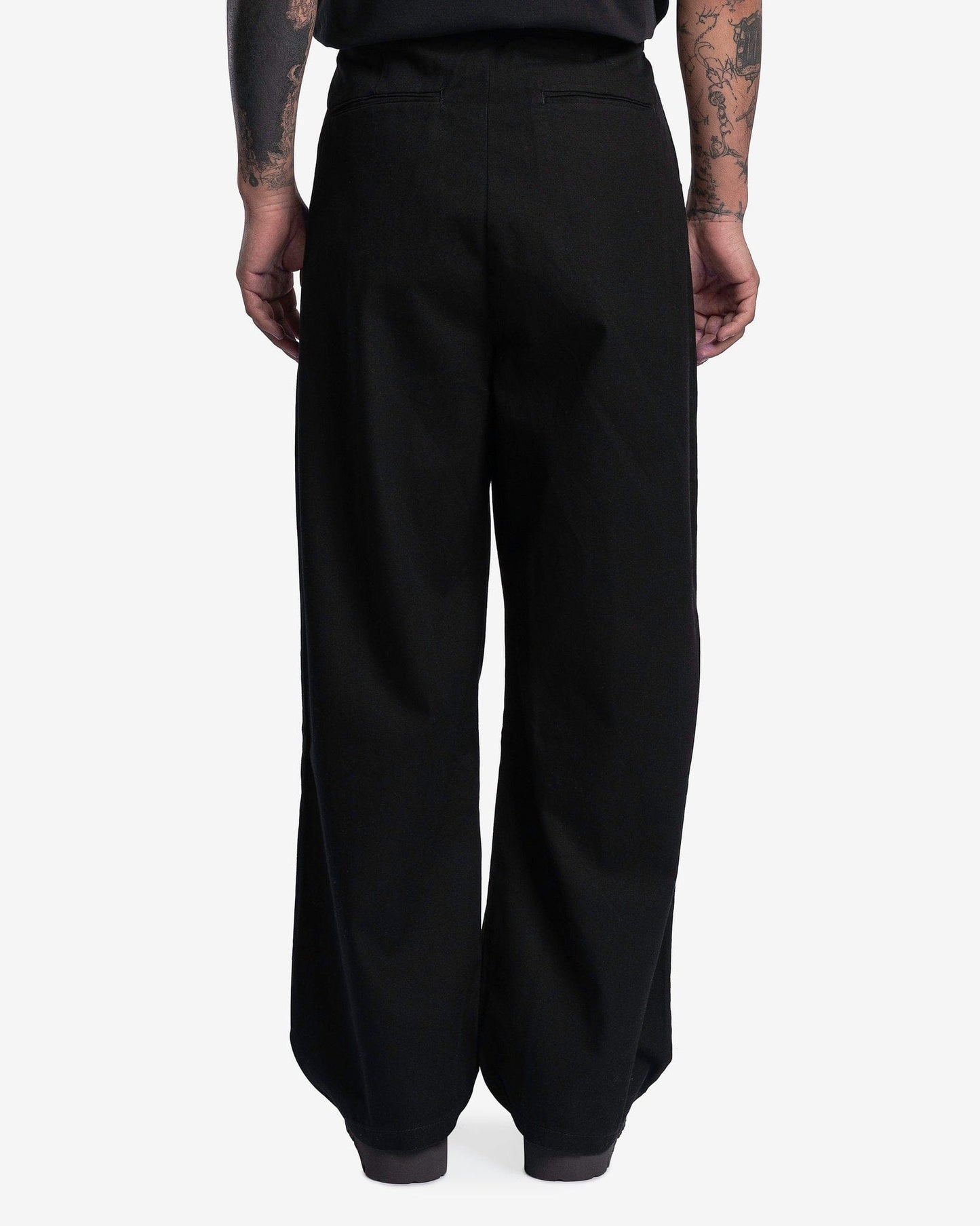 Willy Chavarria Men's Pants Gonzales Trousers in Black